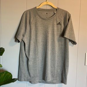 Adidas Climalite Grey Shirt - Mens Large
